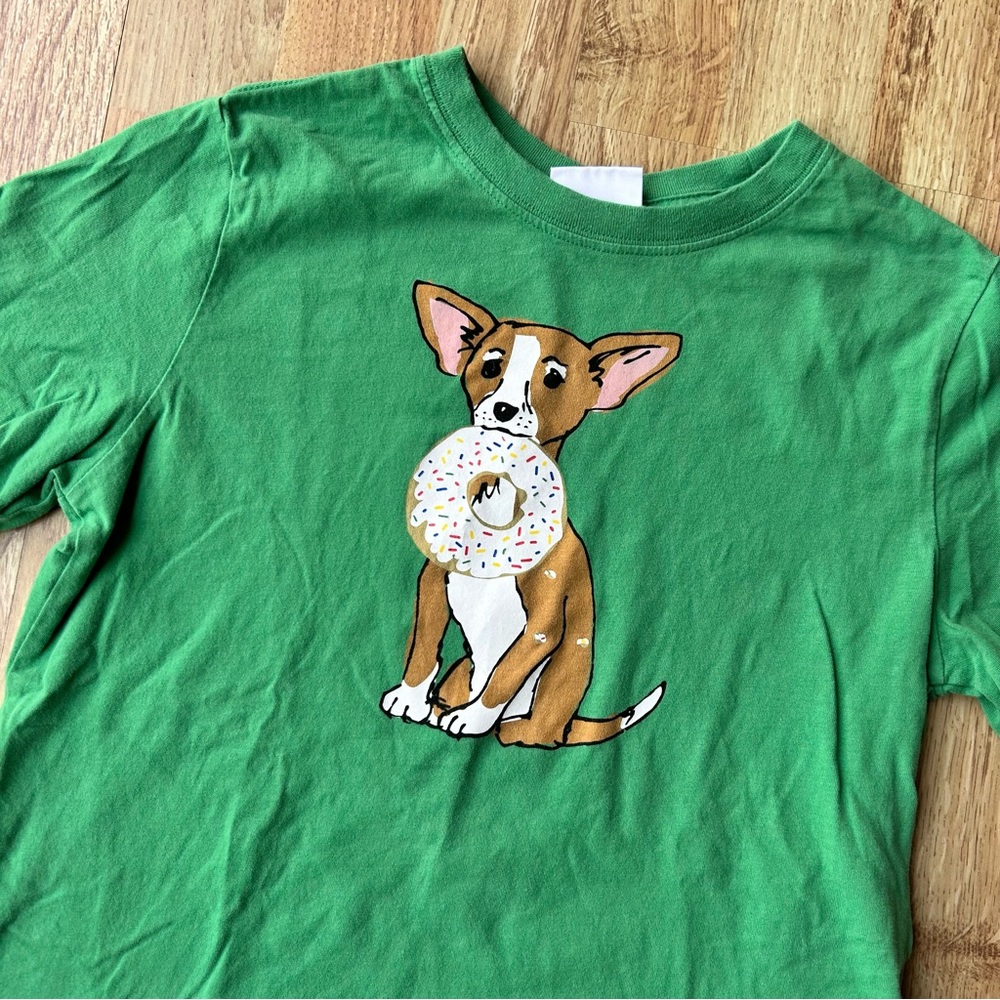 Hanna Andersson Dog Donut Shirt Size 10 - Picture 2 of 4